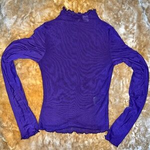 CLEAROUT🔥 DIVIDED Mesh Top 💜